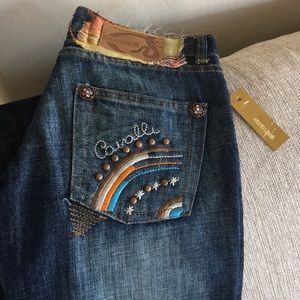 Roberto Cavalli NWT Jeans w/ embroidery